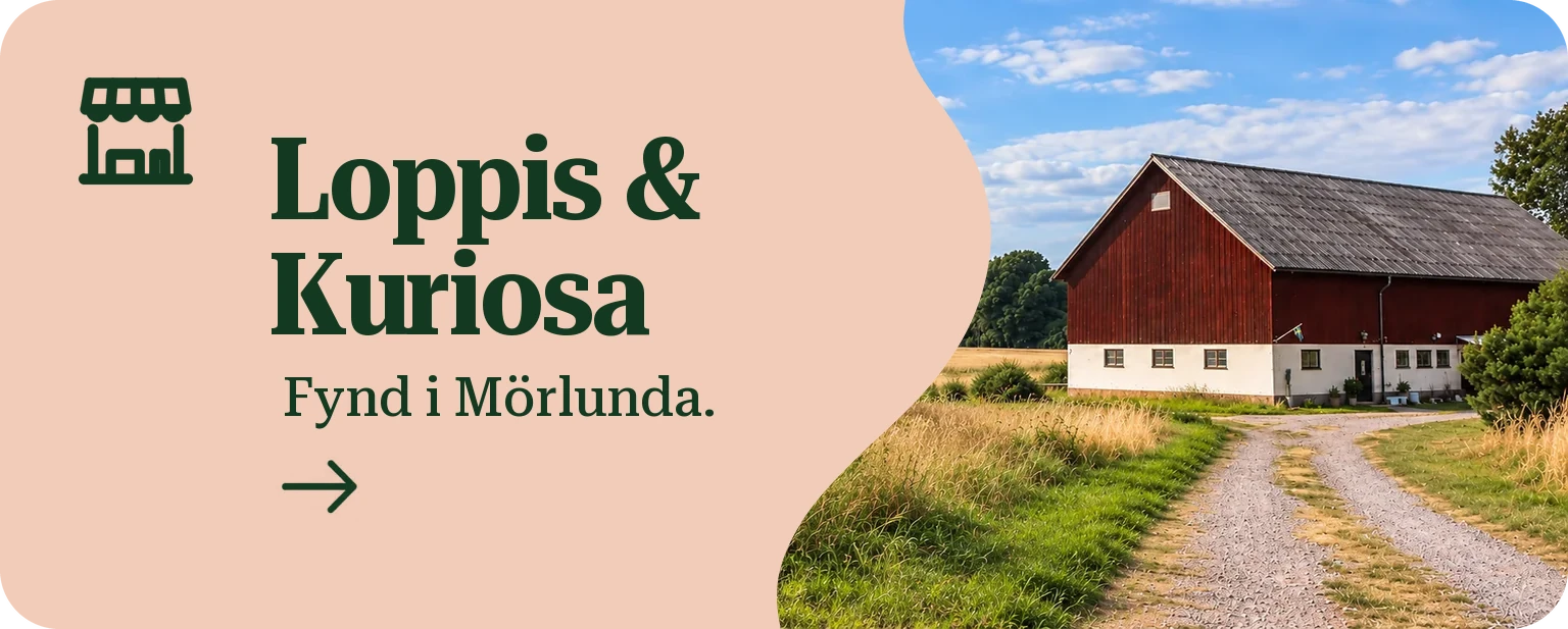 Loppis & Kuriosa i Mörlunda – till loppisen